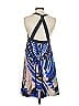 Tibi Graphic Blue Cocktail Dress Size 4 - photo 2