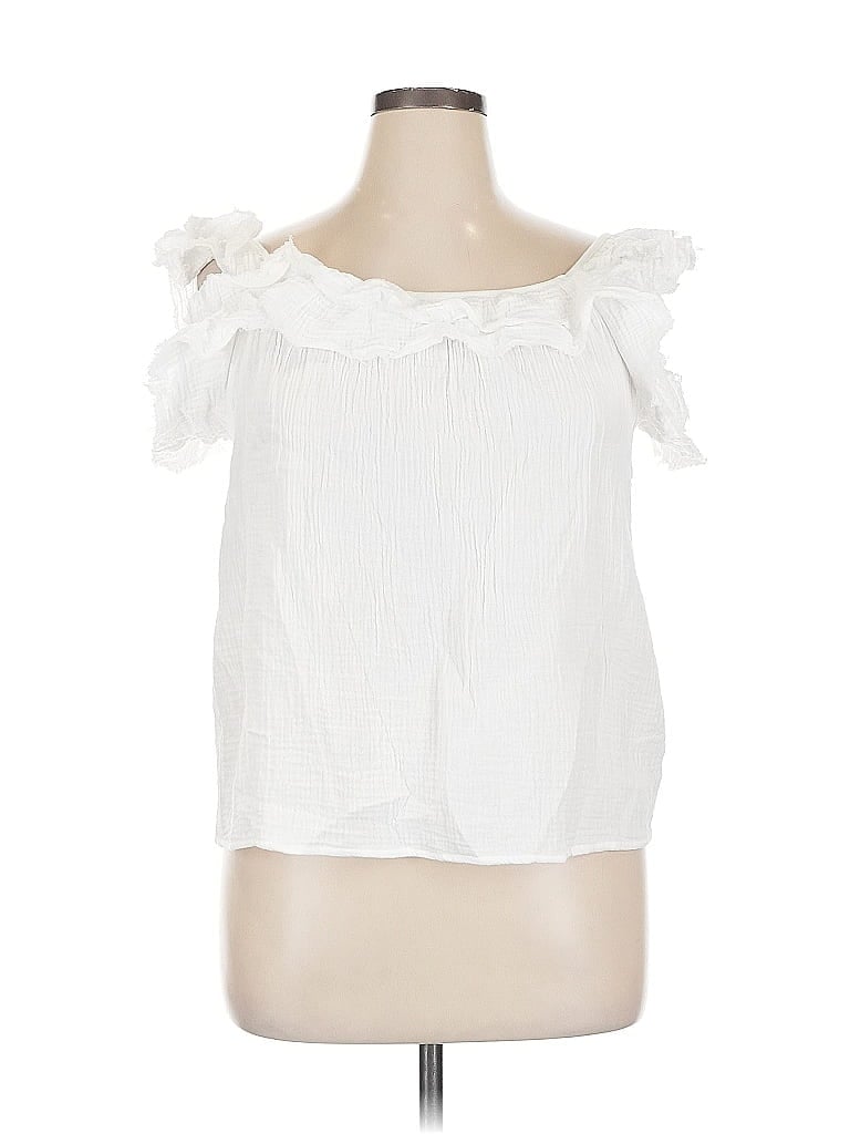 ASSORTED BRANDS Pre-owned Sleeveless Blouse In White