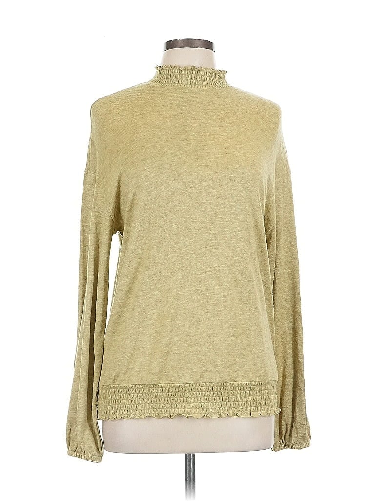 Pre-owned A New Day Turtleneck Sweater In Gold