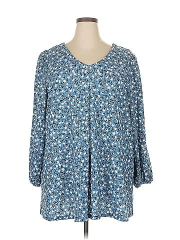 Ellos 3/4 Sleeve Blouse (view 1)
