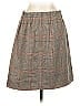 Ann Taylor LOFT Plaid Gray Casual Skirt Size S - photo 2