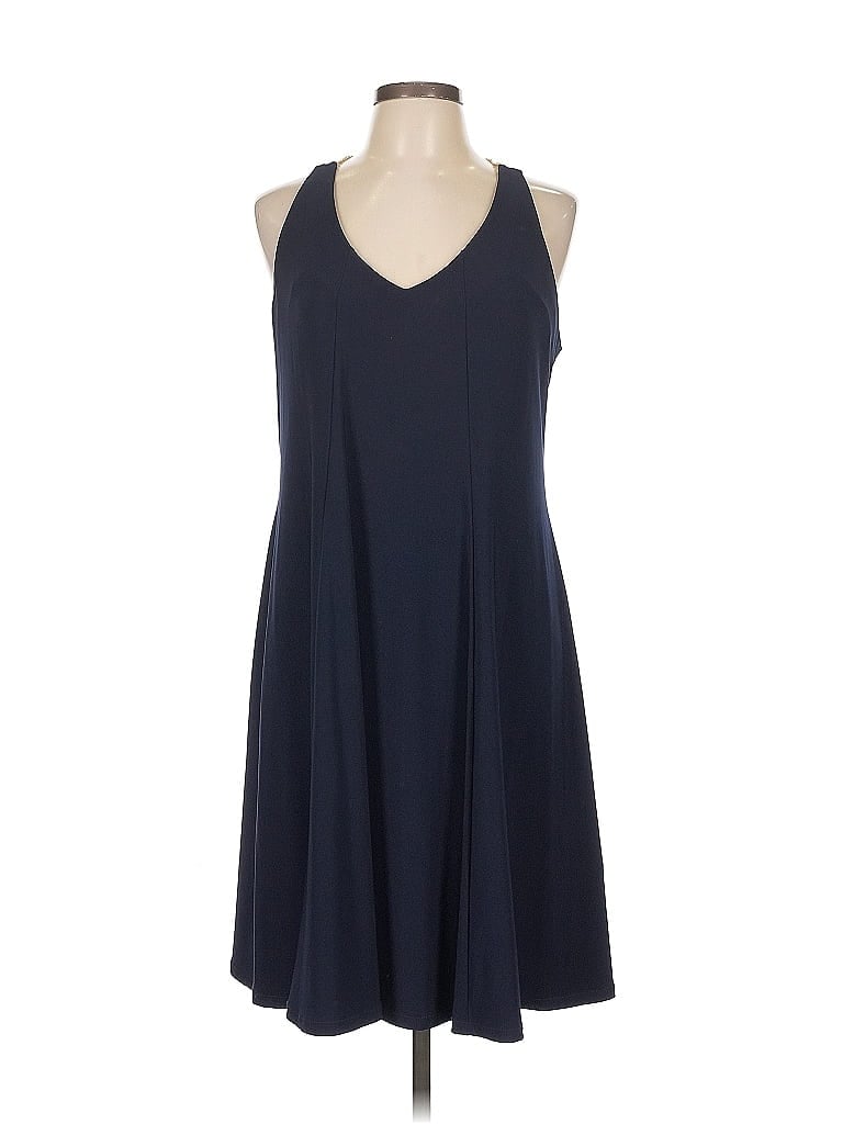 Pre-owned Gabby Skye Casual Dress In Blue
