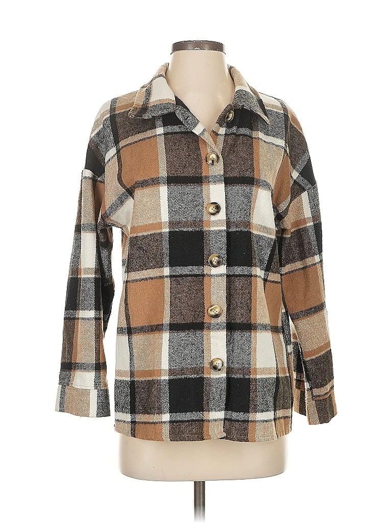 Pre-owned Unbranded Coat In Brown