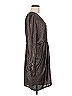 ML Monique Lhuillier Metallic Gray Cocktail Dress Size 8 - photo 3