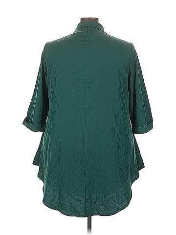 Shein Curve 3/4 Sleeve Blouse (view 2)