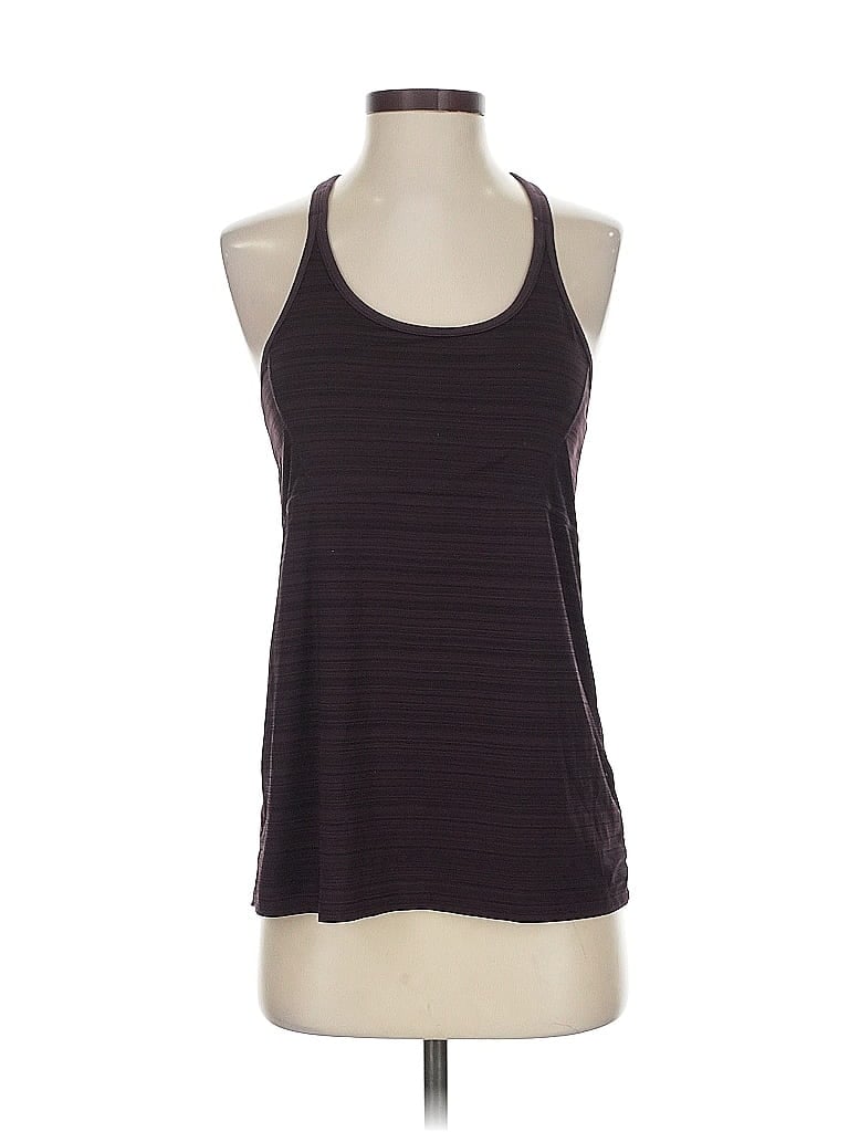 Pre-owned Athleta Tank Top Brown Halter Neckline Tops