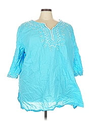 Woman Within 3/4 Sleeve Blouse