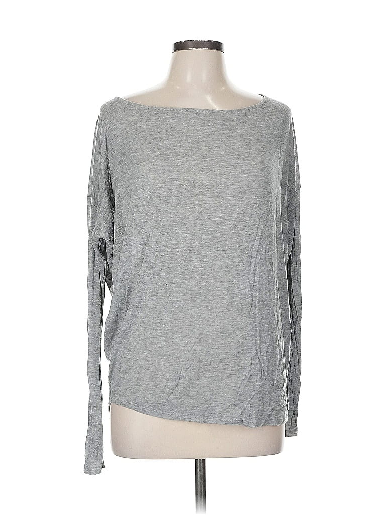 Pre-owned Mi Ami 3/4 Sleeve T-shirt In Gray