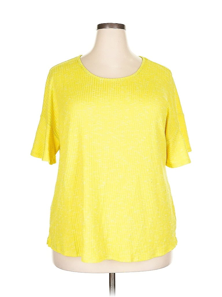 Pre-owned East 5th Short Sleeve T-shirt In Yellow