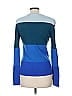 Tome Color Block Blue Wool Pullover Sweater Size 6 - photo 2