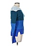 Tome Color Block Blue Wool Pullover Sweater Size 6 - photo 4
