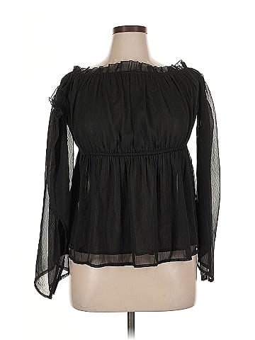 Haute Curve Long Sleeve Blouse (view 1)