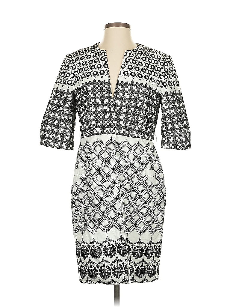 Pre-owned Elie Tahari Casual Dress In Gray