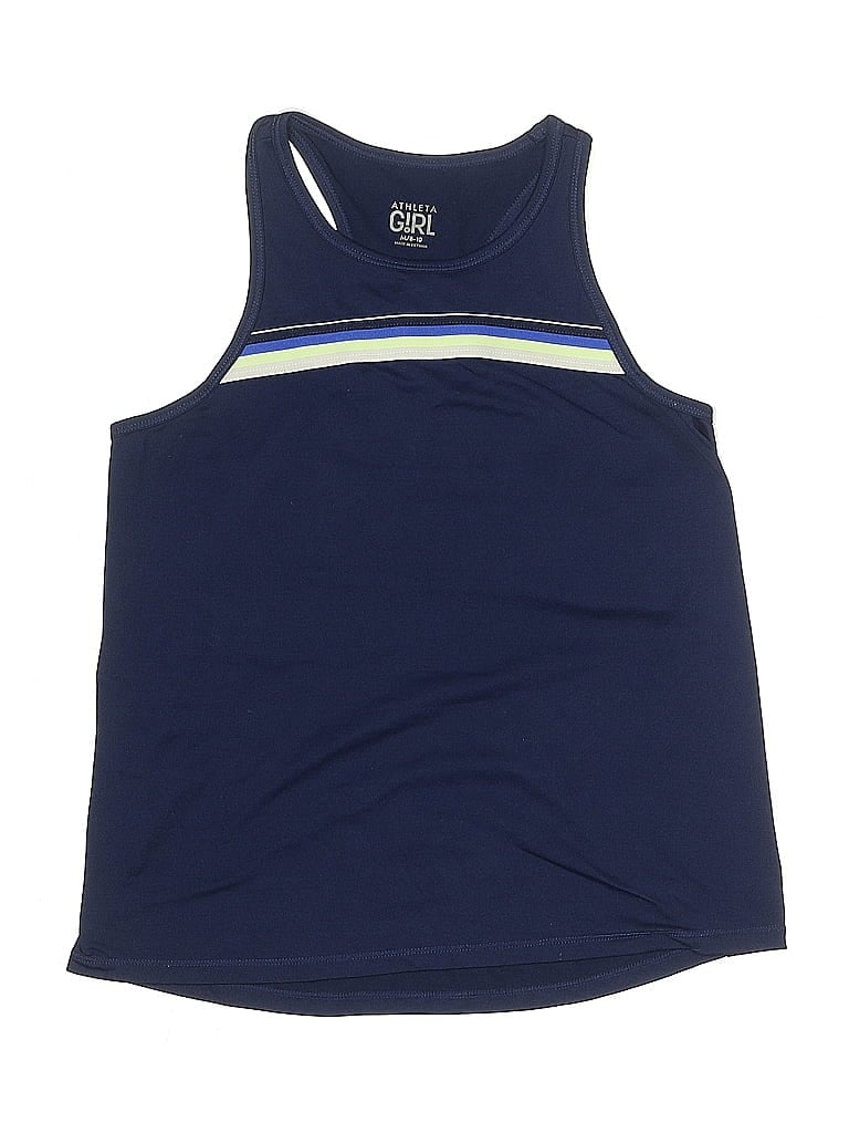 Click to view more detailed imagery on our partner's website Pre-owned Athleta Girl Kids' Active Tank Top In Blue