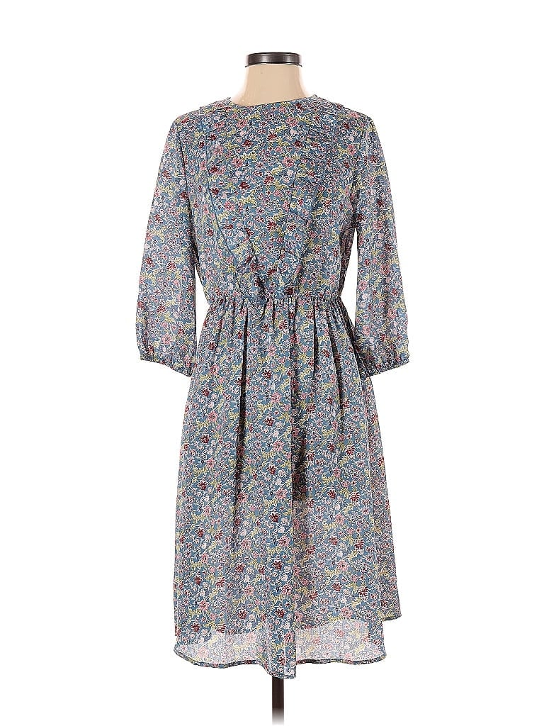 Pre-owned Ces Femme Casual Dress In Gray