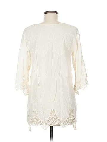 Solitaire 3/4 Sleeve Blouse (view 2)