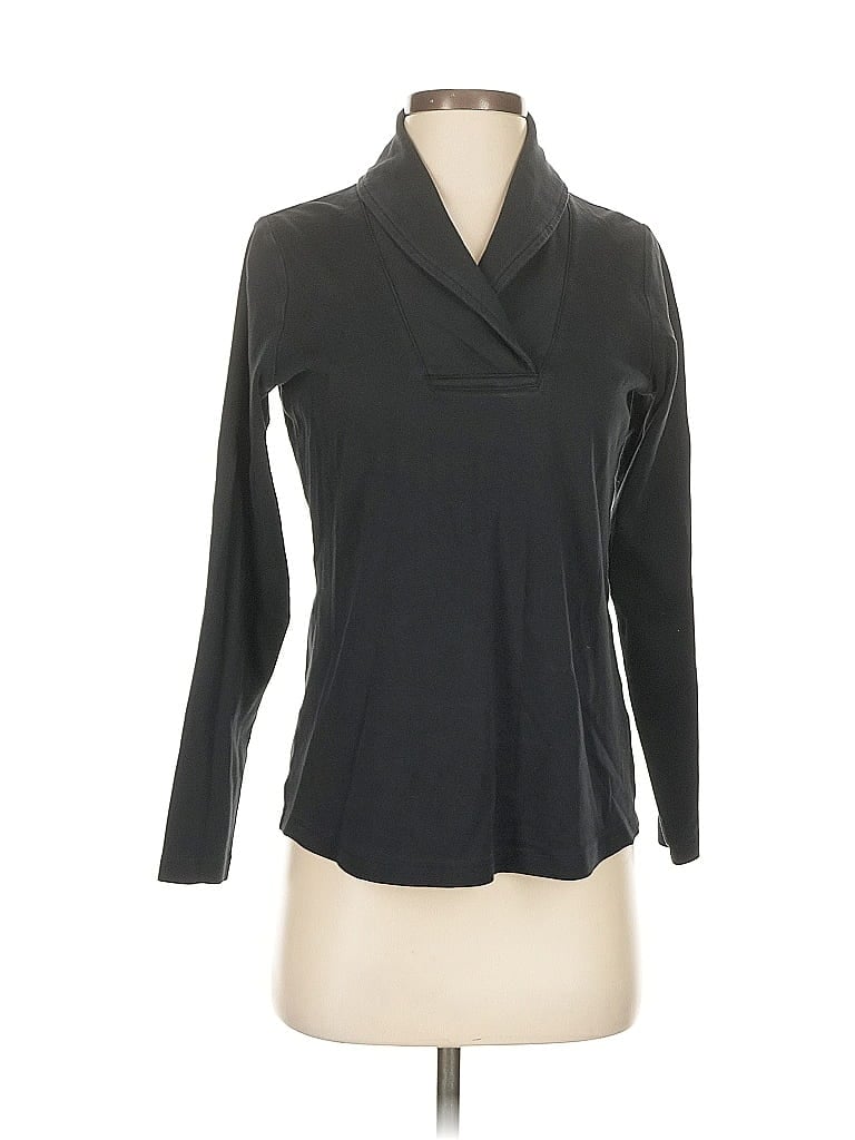 Click to view more detailed imagery on our partner's website Pre-owned L.l.bean Long Sleeve Top Black Cowl Neck Tops