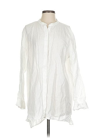Eileen Fisher Long Sleeve Button-Down Shirt (view 1)
