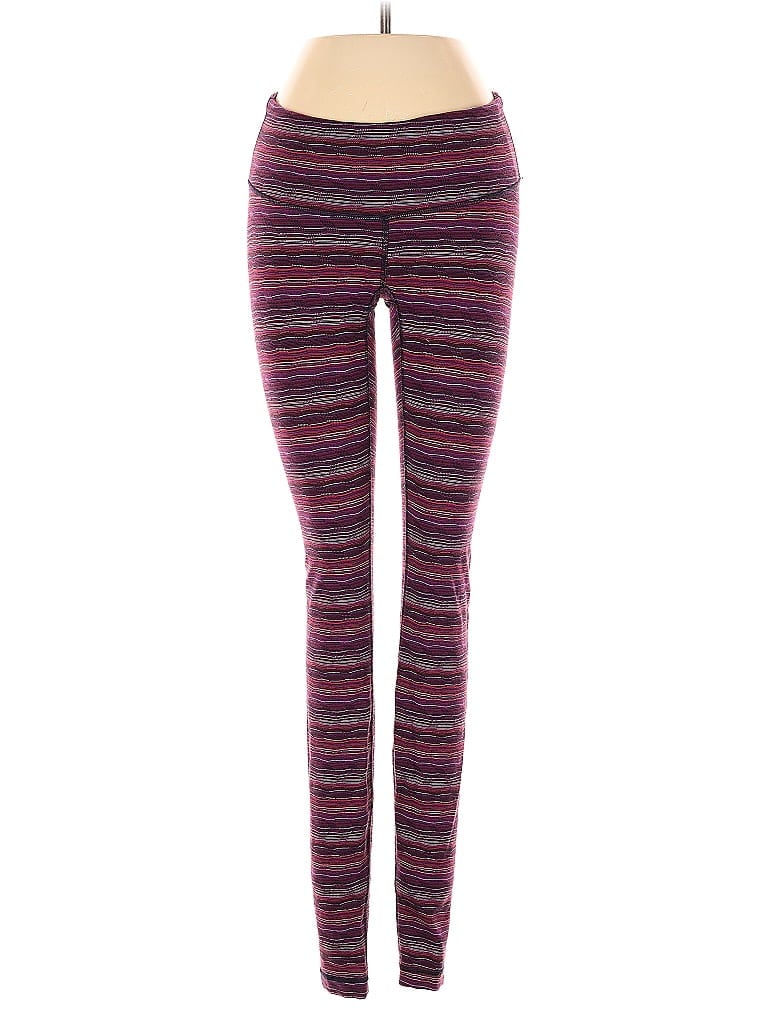 Pre-owned Lululemon Athletica Leggings In Purple