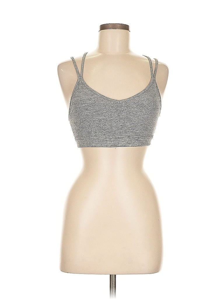 Pre-owned Active By Old Navy Tank Top Gray Halter Neckline Tops
