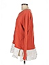 Eri + Ali 100% Cotton Orange Long Sleeve Top Size M - photo 4