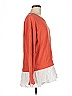 Eri + Ali 100% Cotton Orange Long Sleeve Top Size M - photo 3