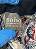 Soho 100% Polyester Blue Sleeveless Blouse Size L - photo 7