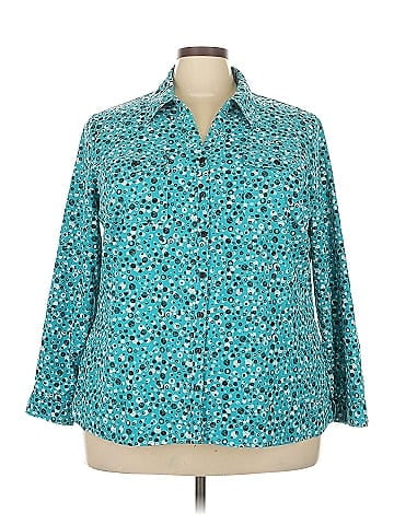 Notations 3/4 Sleeve Blouse (view 1)