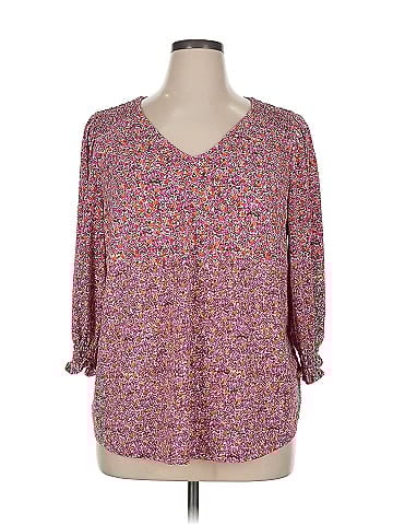 Adrianna Papell 3/4 Sleeve Blouse (view 1)
