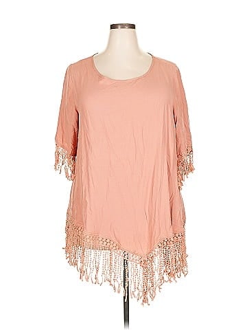 BLOOMCHIC Short Sleeve Blouse (view 1)