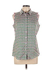 Talbots Sleeveless Button Down Shirt