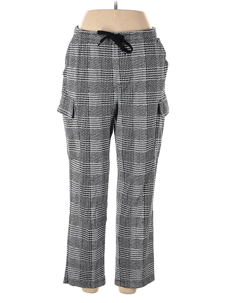 Pre-owned Lands' End Casual Pants In Gray