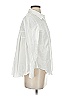Habitual Ivory White 3/4 Sleeve Button-Down Shirt Size S - photo 4
