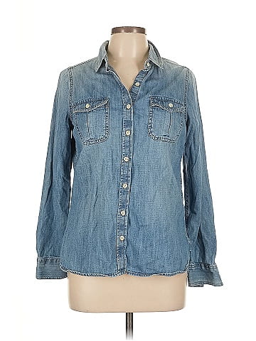 Mossimo Supply Co. Long Sleeve Button-Down Shirt (view 1)