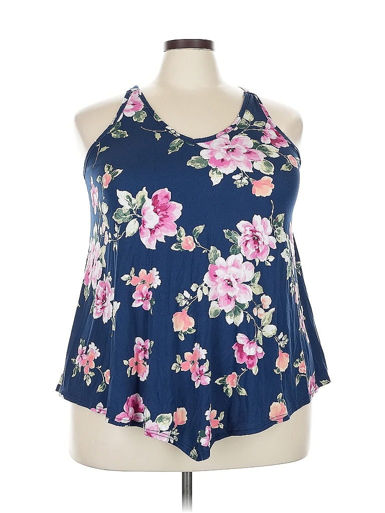 Pre-owned First Love Sleeveless Blouse In Blue