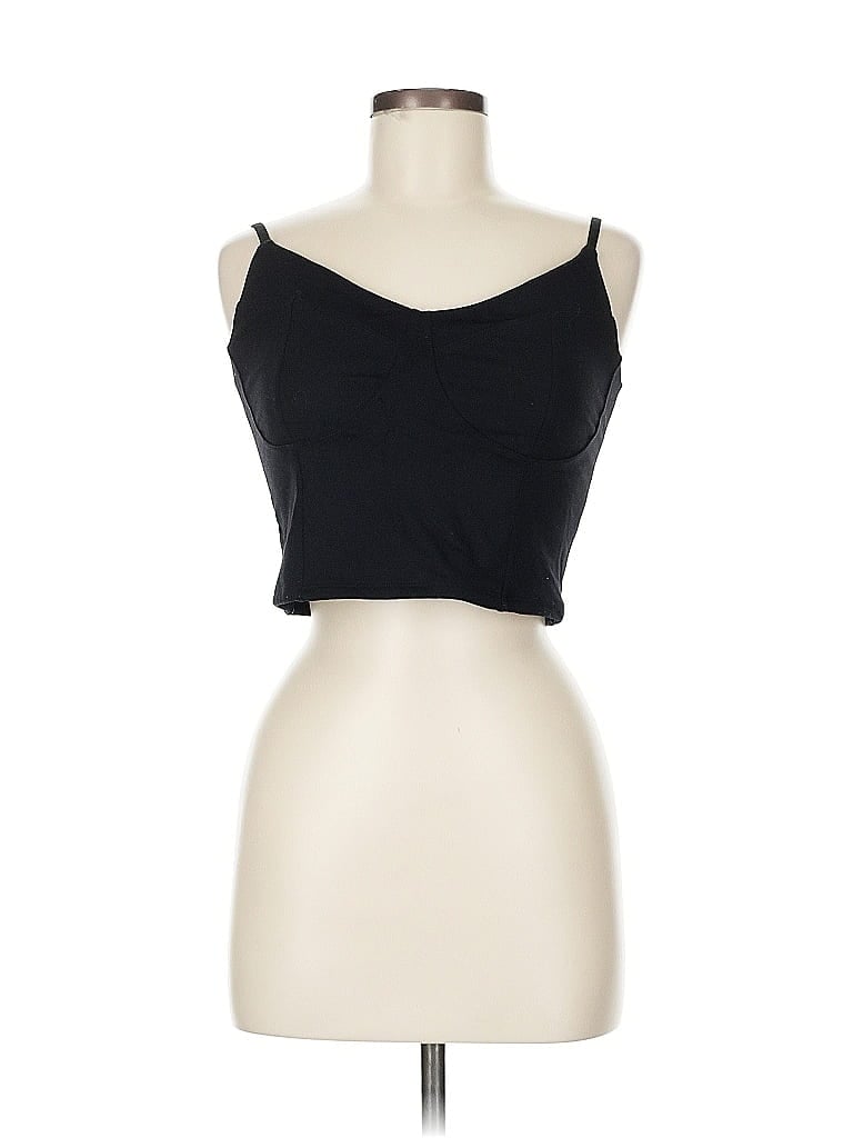 Pre-owned Abercrombie & Fitch Tube Top Black Strapless Neckline Tops