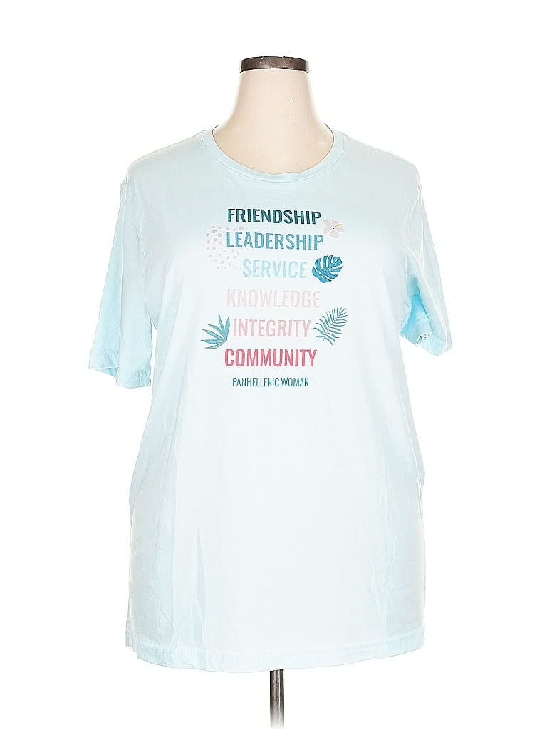 CANVAS Pre-owned Short Sleeve T-shirt In Blue