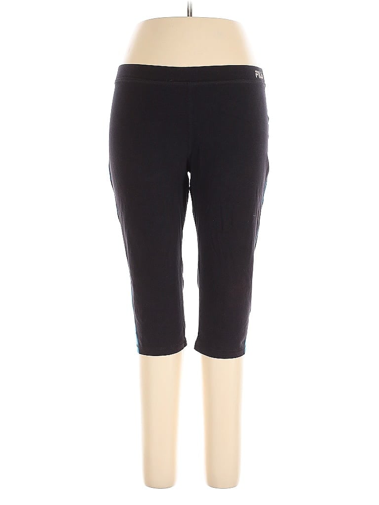 Pre-owned Fila Sport Active Pants In Black