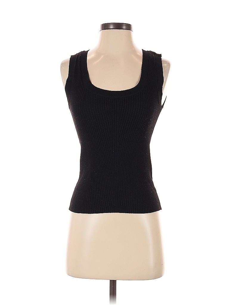 Pre-owned H&m Tank Top Black Strapless Neckline Tops