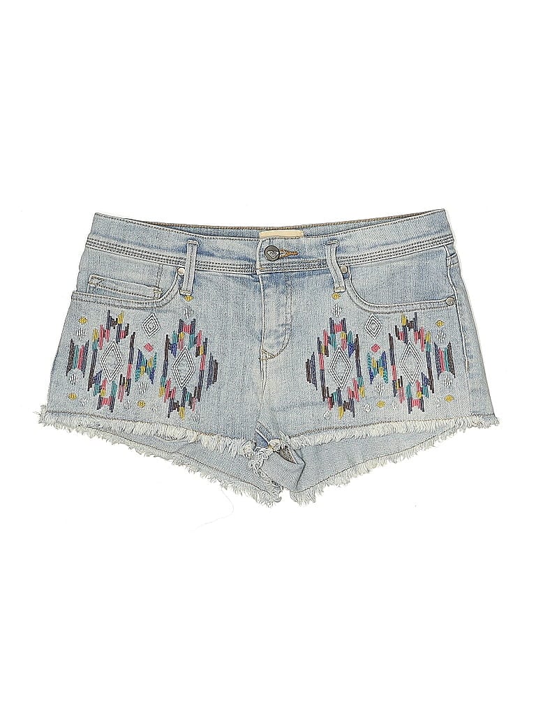 Pre-owned Roxy Denim Shorts In Blue