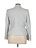 Le Suit 100% Polyester Silver Blazer Size 14 - photo 2