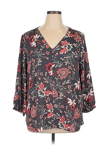 Ann Taylor LOFT Outlet 3/4 Sleeve Blouse (view 1)