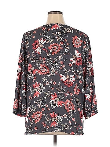 Ann Taylor LOFT Outlet 3/4 Sleeve Blouse (view 2)