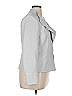 Le Suit 100% Polyester Silver Blazer Size 14 - photo 3