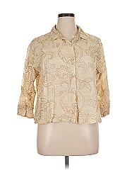 Chico's Design 3/4 Sleeve Silk Top