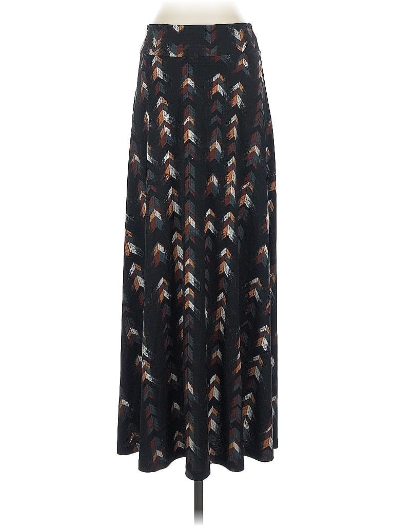 Veronica M. Print Black Casual Skirt Size XS - photo 1