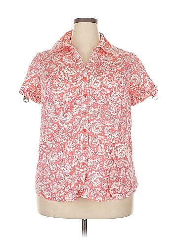 Lane Bryant Outlet Short Sleeve Blouse (view 1)