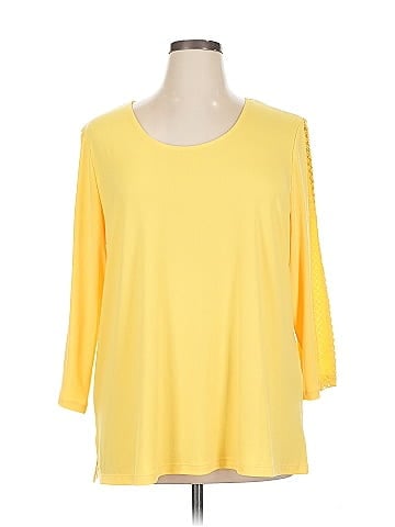 Susan Graver 3/4 Sleeve Top (view 1)
