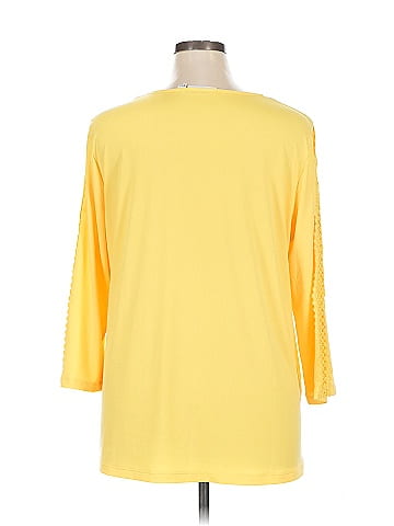Susan Graver 3/4 Sleeve Top (view 2)