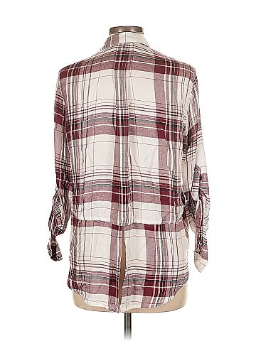 Velvet Heart 3/4 Sleeve Button-Down Shirt (view 2)
